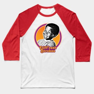 Diff'rent Strokes / 80s Vintage Look Fan Design Baseball T-Shirt